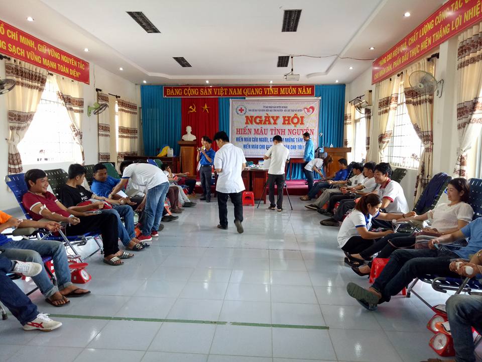 Huyện M’Drắk tổ chức Hiến máu nhân đạo đợt 2 năm 2017